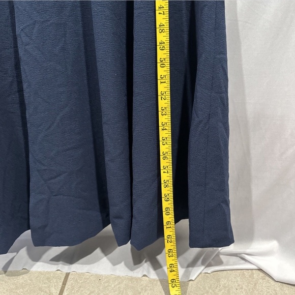 NEW Dress the Population [ XXL ] Iris Slit Crepe Gown in‎ Midnight Blue - Picture 7 of 15